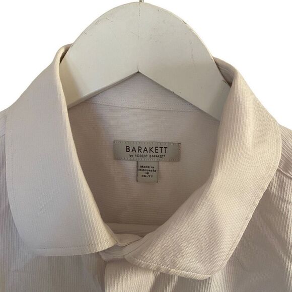 Barakett by Robert Barakett Men's button down dress skirt white stripped size 16 - Picture 2 of 5